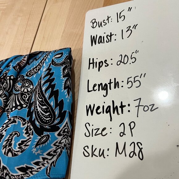 Topshop Boho Halter Cutout Maxi Dress Blue Black Size 2 NWOT - Picture 6 of 9